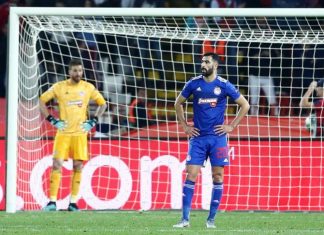 Ερυθρός Αστέρας – Ολυμπιακός 3-1: Κατάρρευση μετά την αποβολή και δυσκολεύει η πρόκριση