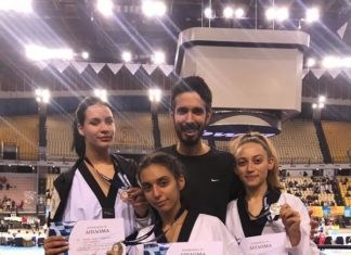 Πανελλήνιο κύπελλο Ταεκβοντο 2019: 4 μετάλλια και 3 πέμπτες θέσεις για τον ΑΓΣ Καλαμάτας