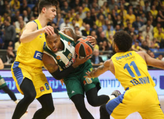 Μακάμπι Τελ Αβίβ – Παναθηναϊκός 88-79 “Χαμένη ευκαιρία τετράδας”