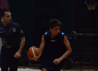 Προπόνηση με το κλιμάκιο Νότου της εθνικής Παίδων ο Σαραντόπουλος του Πρωτέα