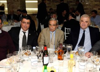 Με Μελισσανίδη και Μητρόπουλο, στην κοπή της πίτας της ΕΠΣΑΝΑ, ο Βασίλης Σπηλιώτης
