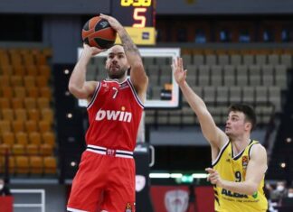 Ο Ολυμπιακός «καθάρισε» την Άλμπα με 75-71 στο ΣΕΦ – “5-3 το ρεκόρ του”