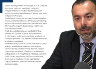 Ο Χάρης Βγενής, Πρόεδρος του “Αίολος”, υποψήφιος για το ΔΣ της Ελληνικής Ιστιοπλοϊκής Ομοσπονδίας