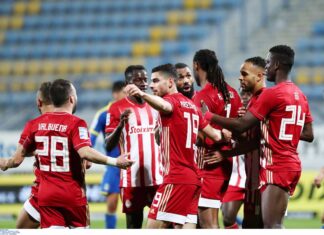 Αστέρας Τρίπολης – Ολυμπιακός 0-4: «Ερυθρόλευκο» καρέ με γκολάρες