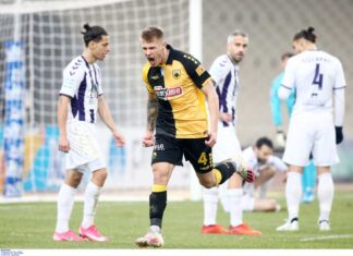 ΑΕΚ – Απόλλων Σμύρνης 2-0: «Χτύπησε» στην αρχή και το τέλος κι αγκάλιασε την πρόκριση η Ένωση