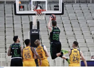 Παναθηναϊκός – Χίμκι 94-78: «Πράσινο» πάρτι με Μήτογλου και Νέντοβιτς να «πατάνε» τους Ρώσους
