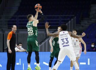 Ρεάλ Μαδρίτης – Παναθηναϊκός 76-66 “Εμφανίστηκε μόνο στο δεύτερο ημίχρονο”