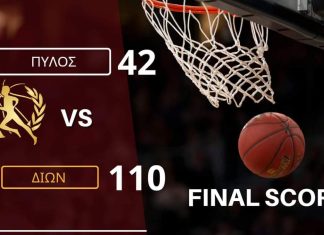 Συνεχίζει αήττητος ο Δίωνας, 42-110 τον ΝΟ Πύλου