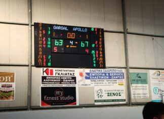 Εντυπωσιακός ο ΓΣ Γαργαλιάνων, έχασε (63-67) στο τέλος από τον Απόλλωνα Πάτρας και χειροκροτήθηκε