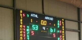 Αθλέων Σπάρτης – Αρκαδικός 53-61: Πρώτη νίκη για τους Αρκάδες