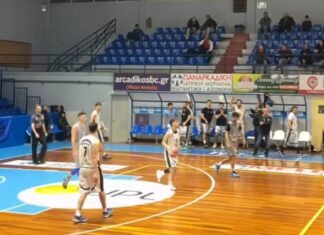 Αρκαδικός – Αθλέων Σπάρτης 65-53: Επιβλήθηκαν άνετα οι Αρκάδες