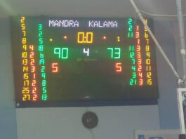 Μανδραϊκός – Καλαμάτα Basket 90-73: Λύγισε από τις απουσίες