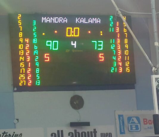 Μανδραϊκός – Καλαμάτα Basket 90-73: Λύγισε από τις απουσίες